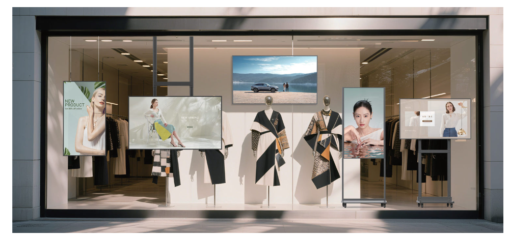 Ultra High Brightness Window Displays