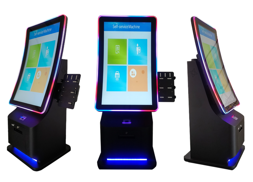 Curved Self-Service Kiosk