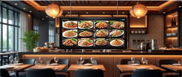 Electronic menu display screen: a brand new customer experience