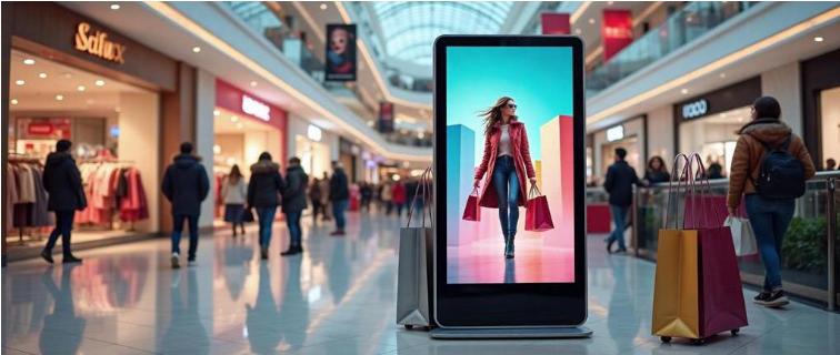 43-Inch Vertical Advertising Display